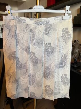 NWT Burberry Silk Chiffon Skirt